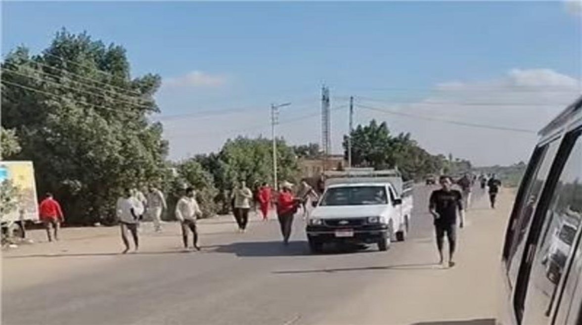 لحظة هروب المدمنين من مصحة المريوطية