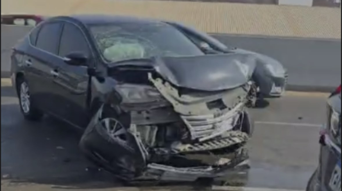 حادث تصادم سيارتين ملاكي 