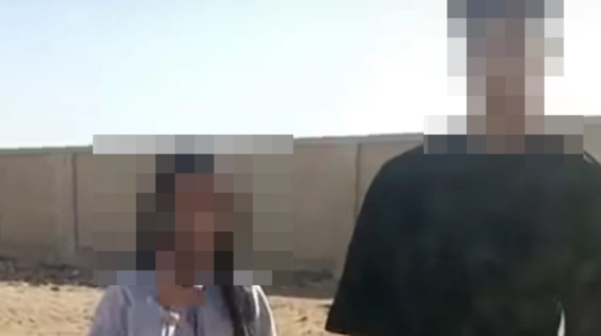 الشاب والفتاة الظاهرين بالفيديو
