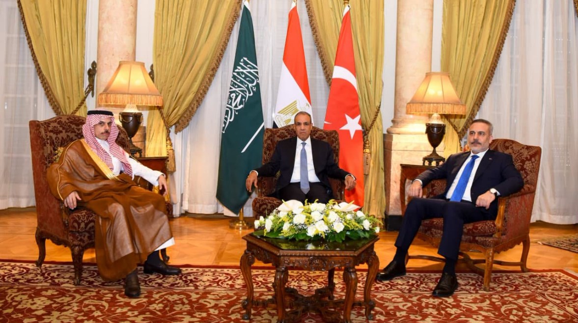 وزراء خارجية مصر وتركيا والمملكة العربية السعودية