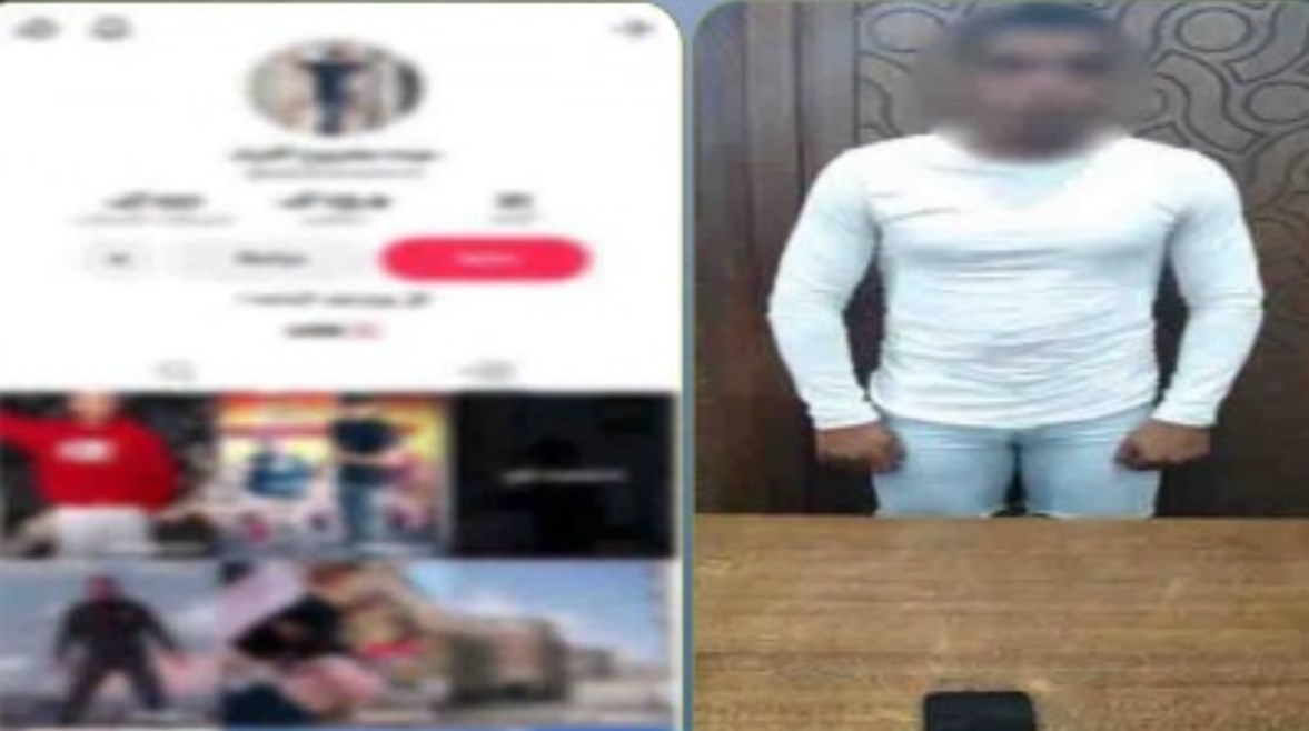 المتهم وجانب من الواقعة 