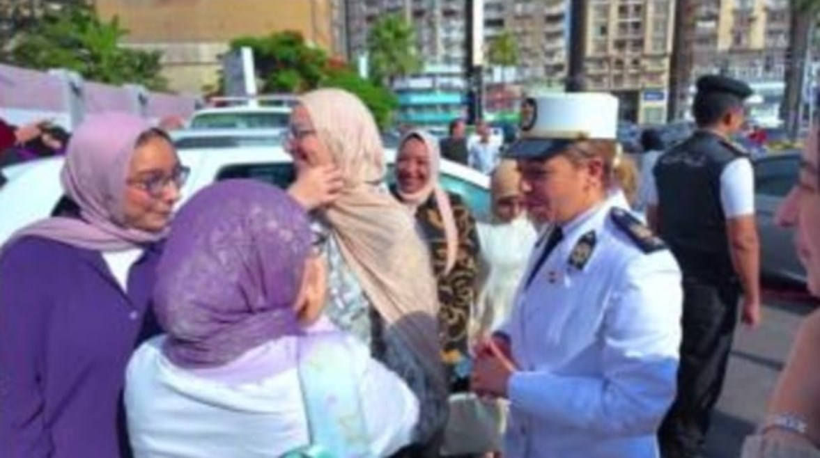 جانب من تأمين المدراس
