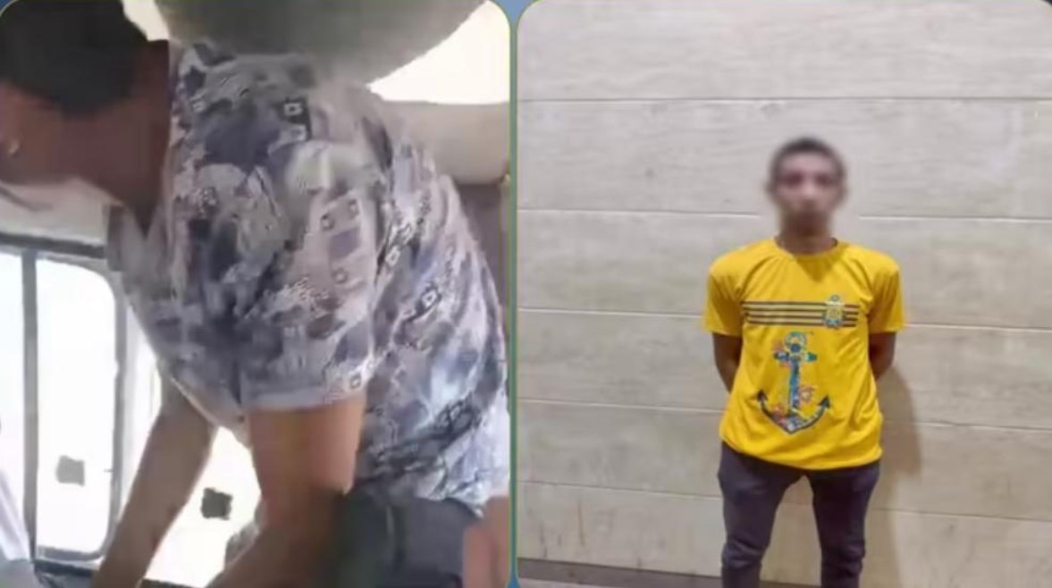 المتهم وجانب من الواقعة 