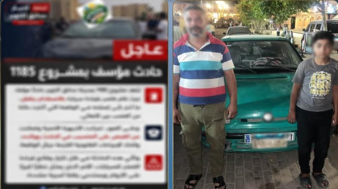 المتهمون وجانب من الواقعة 