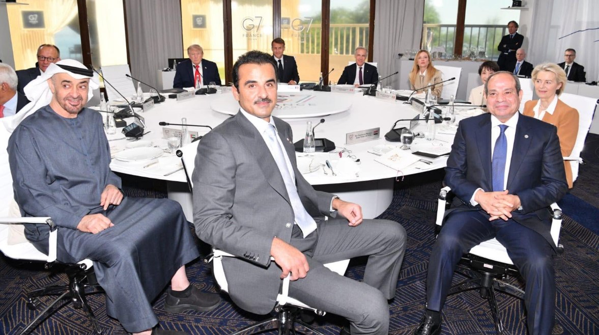 جانب من أعمال قمة مجموعة السبع