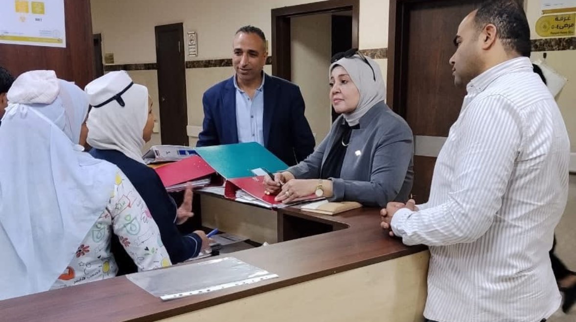 الدكتوره رحاب علي، مدير فرع هيئة الرعاية الصحية  
