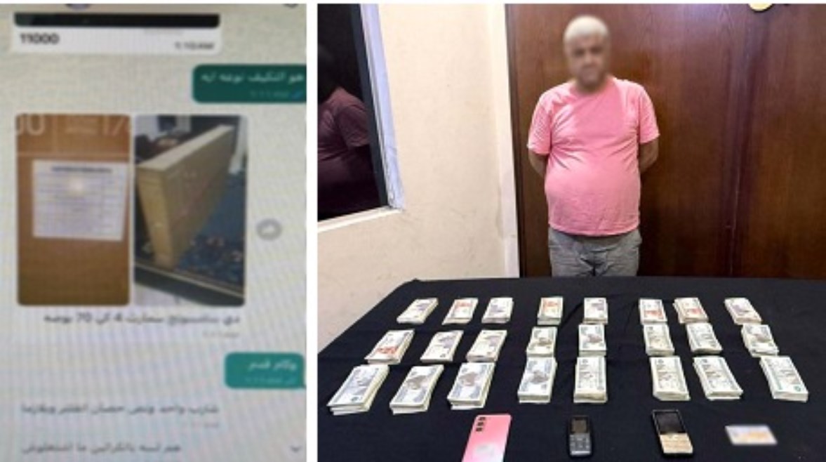 المتهم وجانب من الواقعة 