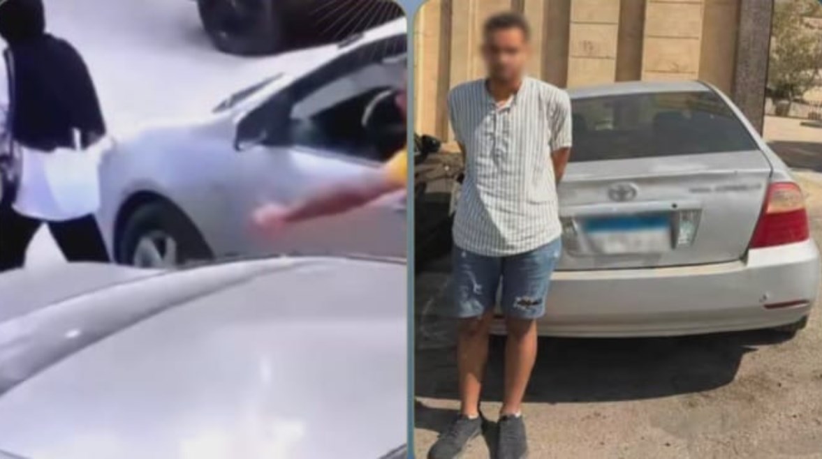 المتهم وجانب من الواقعة 