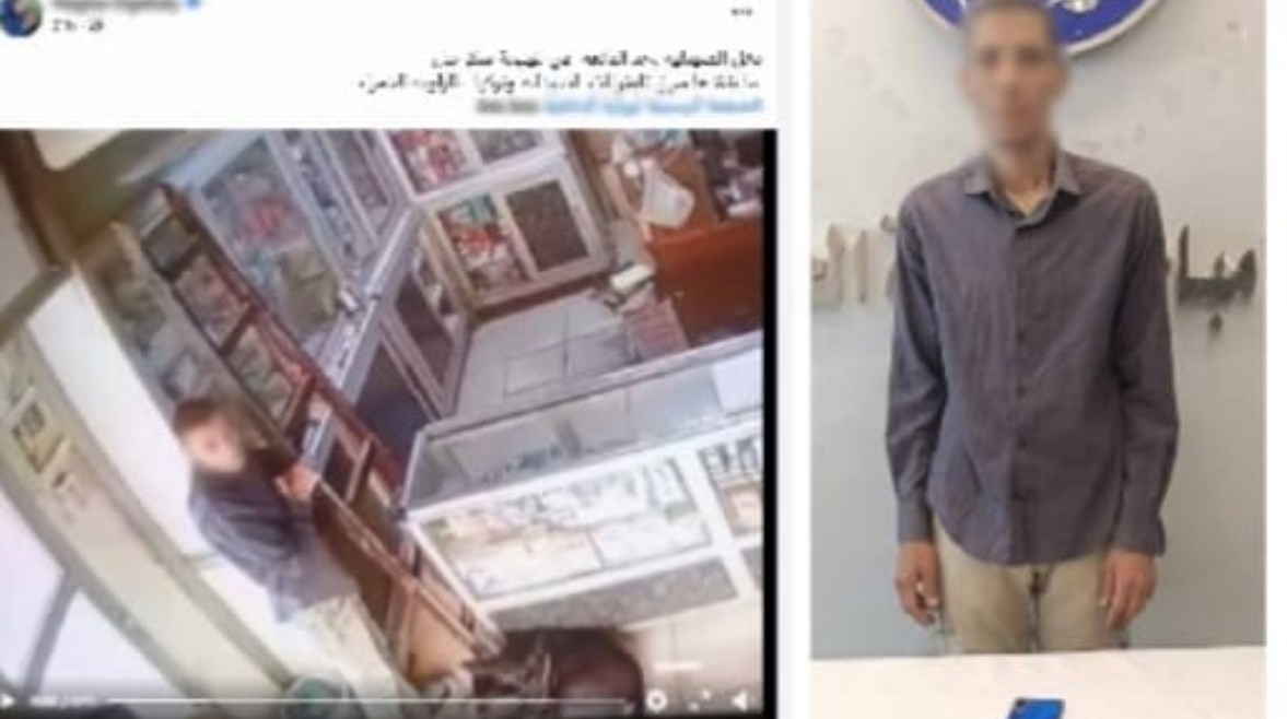 المتهم وجانب من الواقعة 