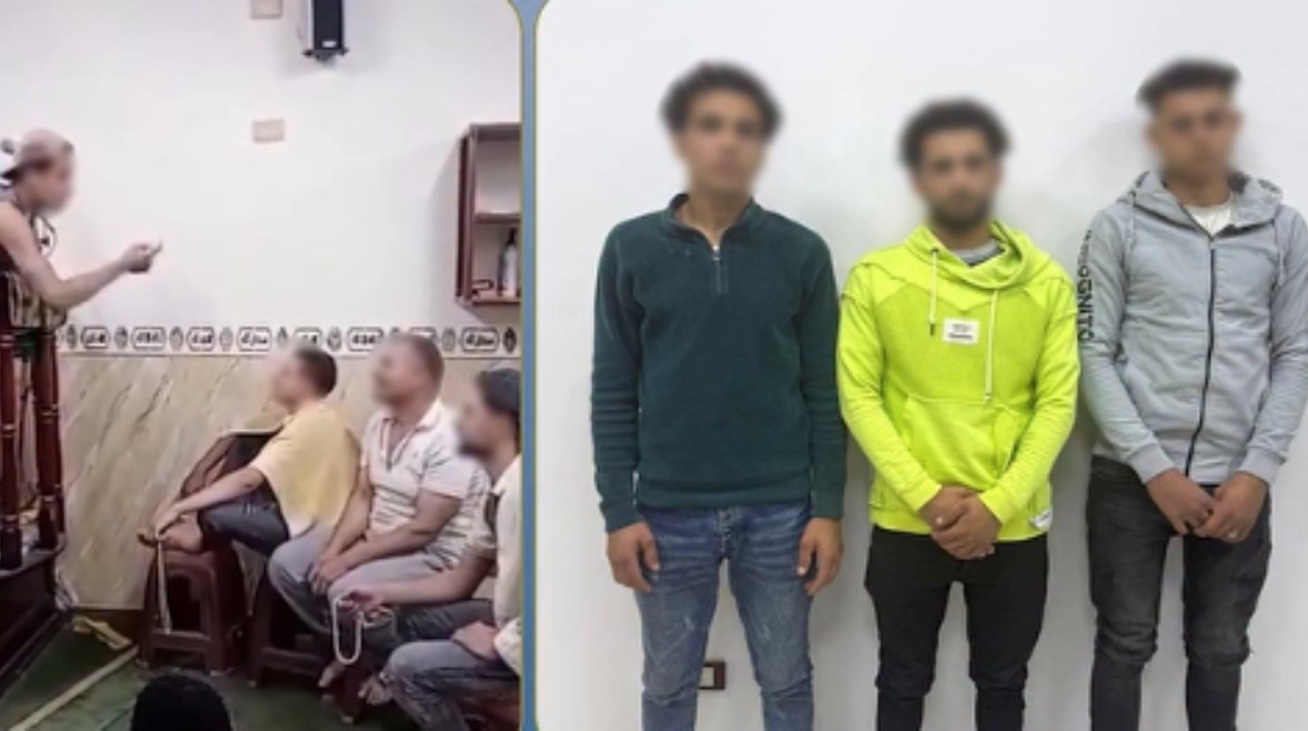 المتهمين وجانب من الواقعة