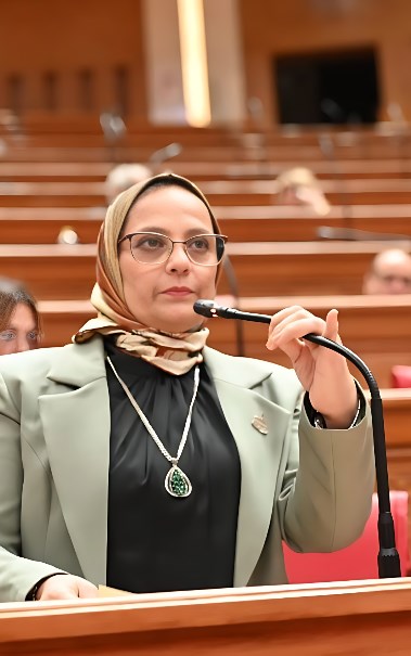 النائبة نجلاء العسيلي