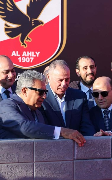 وضع حجرأساس فرع الأهلي بمدينة المنصورة الجديدة