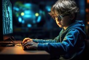 تجنيد الأطفال عبر الانترنت ـ تعبيرية