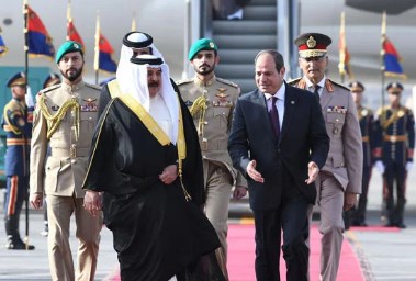  الرئيس عبدالفتاح السيسي والملك حمد بن عيسى آل خليفة - صورة ارشيفية