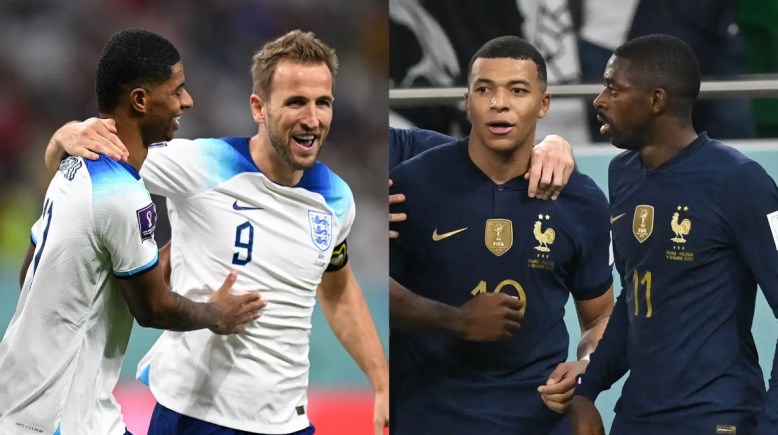 كيف تشاهد مباراة فرنسا وإنجلترا في كأس العالم مجانًا؟