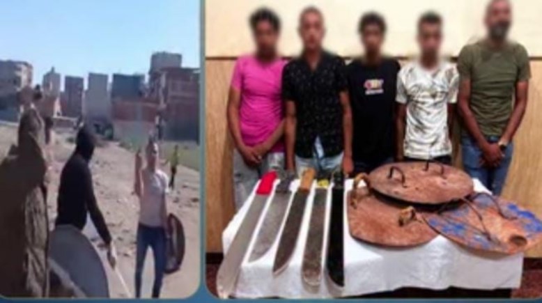 المجني عليها وجانب من الفيديو المتداول 
