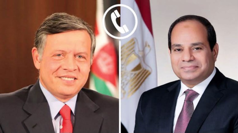 الرئيس السيسي وملك الأردن