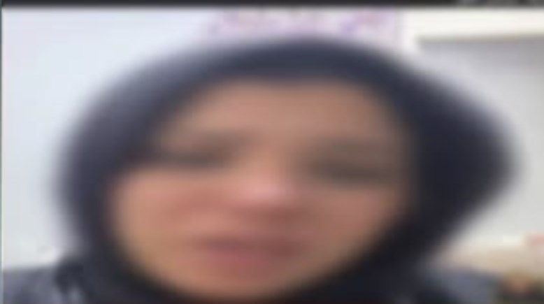 السيدة الظاهرة بمقطع الفيديو