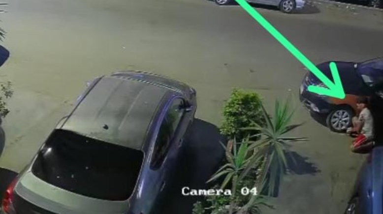 جانب من فيديو الكاميرات 