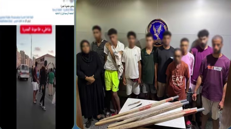 المتهمون وجانب من الواقعة