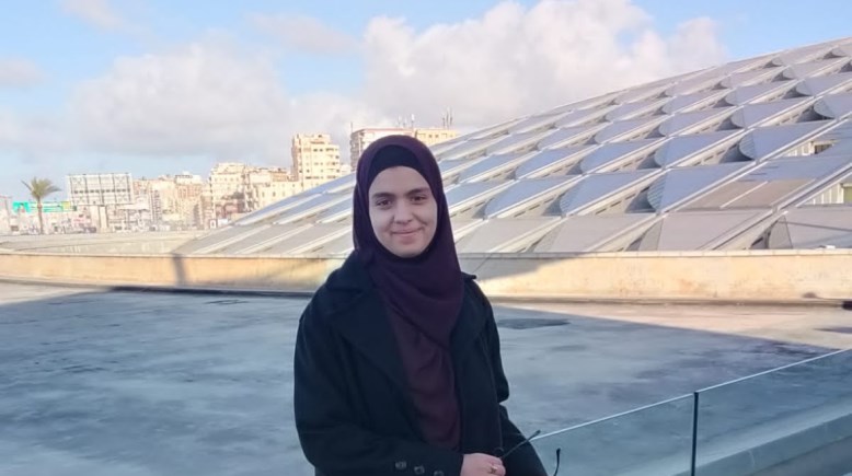 الطالبة الثانية في الثانوية الأزهرية بالإسكندرية
