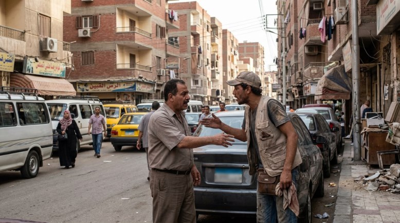 أزمة "السايس" - صورة بالذكاء الأصطناعي