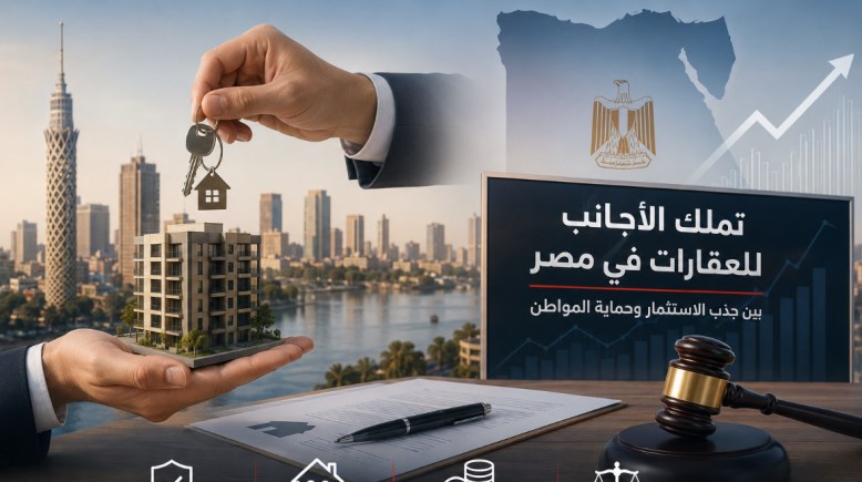 تملك الأجانب للعقارات في مصر - صورة بالذكاء الاصطناعي
