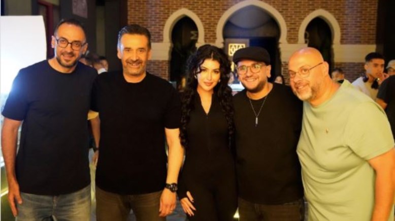  الفنانة سارة بركة وطاقم العمل