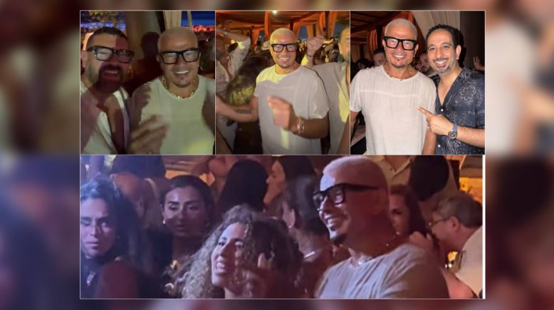 نجوم الفن يحتفلون مع عمرو دياب بألبومه الجديد "حبيتك"
