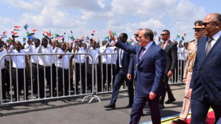 الرئيس السيسي يصل تنزانيا
