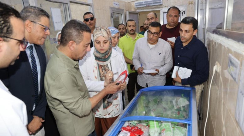 زيارة محافظ المنوفية مستشفي تلا العام