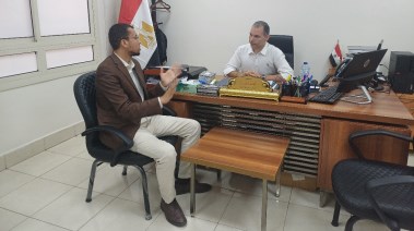 عبدالمجيد عبدالله محرر تليجراف مصر في حوار مع مدير عام المجالس الطبية الدكتور محمد العقاد 