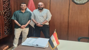 محرر تليجراف مصر عبدالمجيد عبدالله مع الدكتور محمد الصدفي 
