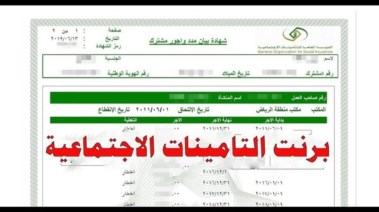 استخراج برنت التأمينات