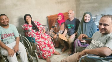 الأسرة والأبناء الاربعة من ذوي الهمم بالمنيا