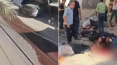 مجزرة في مخيم النصيرات 