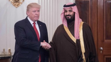 محمد بن سلمان وترامب