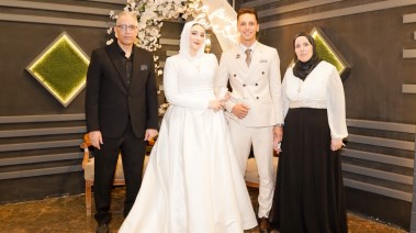 شمس حامد يحتفل بخطوبة نجله يوسف