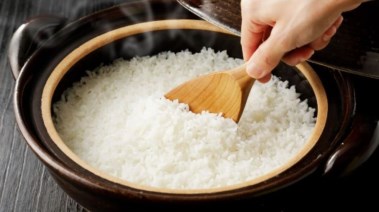 أرز مطبوخ