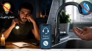 ماذا تفعل عند انقطاع الكهرباء أو المياه؟