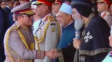 البابا تواضروس والرئيس السيسي 