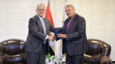 رئيس الإنجيلية يستقبل القائم بالأعمال والملحق السياسي بالسفارة الأمريكية بالقاهرة  
