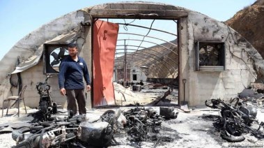 حريق دار الايتام بالمحمدية
