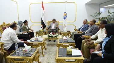 محافظ قنا يتابع مع وفد منظمة الفاو