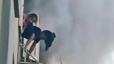 مشاهد صادمة لفتاتين قبل وفاتهن فى حريق العمرانية