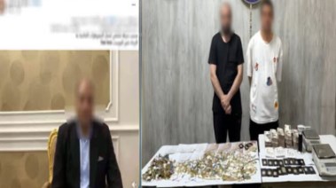 المتهمان ولقطة من الواقعة