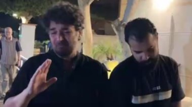 حميد الشاعري في عزاء هاني شنودة