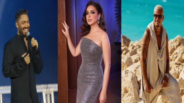 عمرو دياب وأنغام وتامر حسني