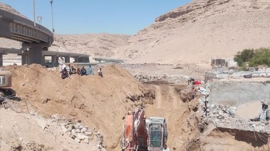 لقطة من أعمال البحث 