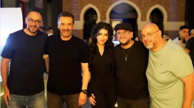  الفنانة سارة بركة وطاقم العمل